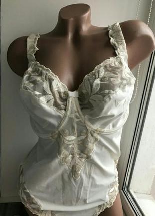 Шикарный боди комбидресс утяжка , айвори