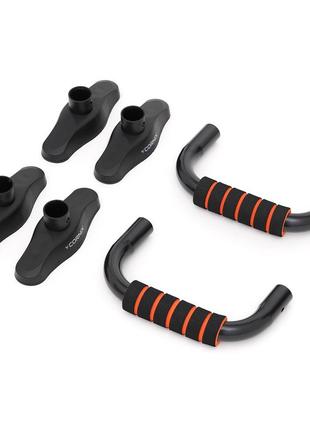 Упори для віджимань cornix push-up xr-0168 black/orange poland2 фото