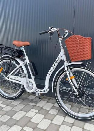 Электровелосипед 26" cubic-bike с аккумулятором в багажнике "polermo" 450w 10ah 48v