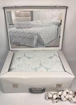 Махровое покрывало maison d'or celestina turkuaz 220*240