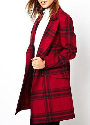 Стильное брендовое шерстяное пальто karen millen.