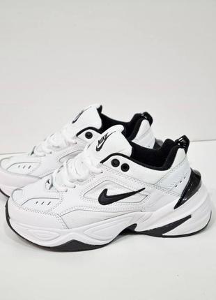 Nike m2k tekno white black5 фото