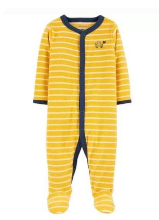 Махровый человечек пижама слип carters