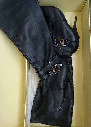 Сапоги кожаные