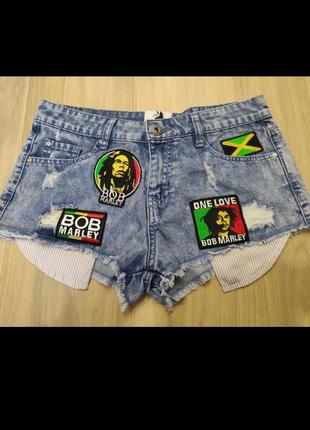 Джинсові шорти denim co bob marley1 фото