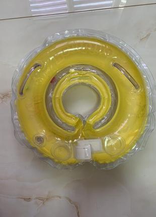 Круг для купання для новонароджених bambino круг для купання на шию від 0 до 24 місяців,5 фото
