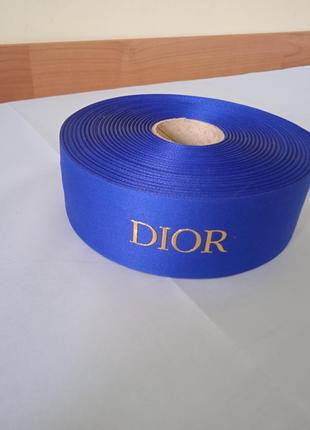 Синяя лента "dior"