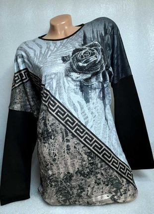 54-56 р. Женская кофточка блуза большой размер3 фото