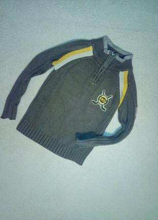 Тепленький свитерок на мальчика 5 лет