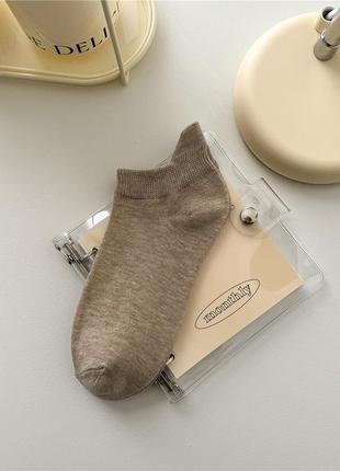 Комплект 4 пари шкарпеток носков женские носки жіночі шкарпетки однотонні 1202 фото