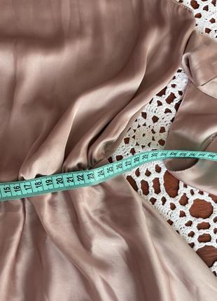 Сатиновое длинное платье, в пол, сарафан нарядный, макси, вечернее, женственное4 фото