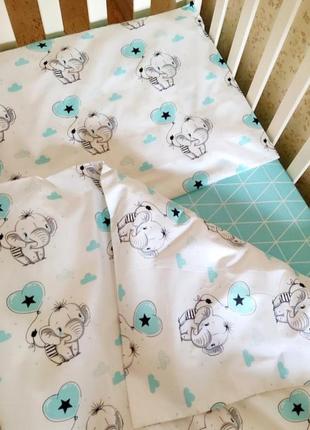 Сатинова дитяча постіль, дитяча постільна білизна