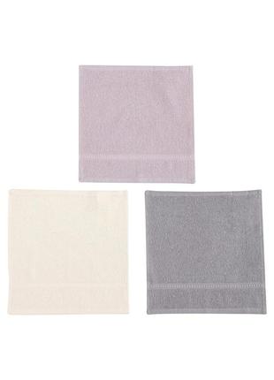 Новый фирменный подарочный комплект набор 3 шт полотенце для рук махровый lc waikiki вайки4 фото
