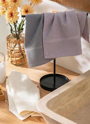 Новый фирменный подарочный комплект набор 3 шт полотенце для рук махровый lc waikiki вайки2 фото