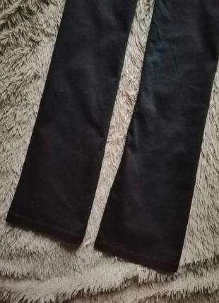 Брюки штаны чёрные зара катоновые классические клеш3 фото