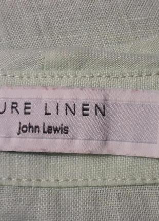 John lewis pure linen блуза сорочка 100%льон.4 фото