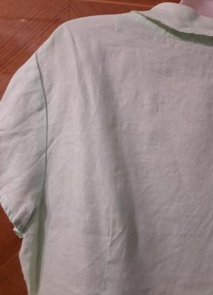 John lewis pure linen блуза сорочка 100%льон.8 фото