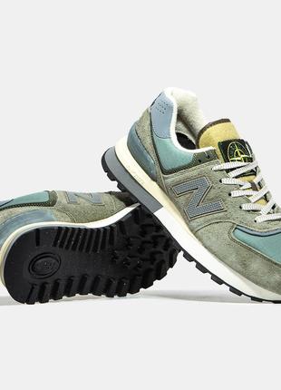 Кроссовки new balance 574 x stone island кроссовки