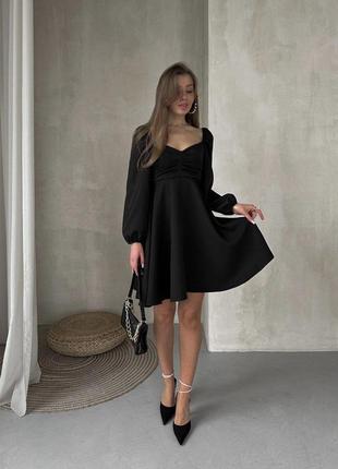 🎨 черное, беж! шикарное женское платье черная черный черныйчерная женская платья
