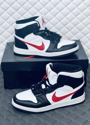 Кросівки чоловічі nike air retro jordan 1 хайтопи найк ретро джордан3 фото