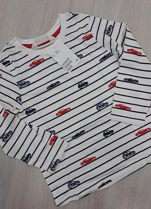 Лонгслив реглан h&amp;m 3-4р 98-104 см