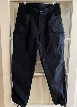 Щильні, чорні чоловічі карго штани sarma, розмір l