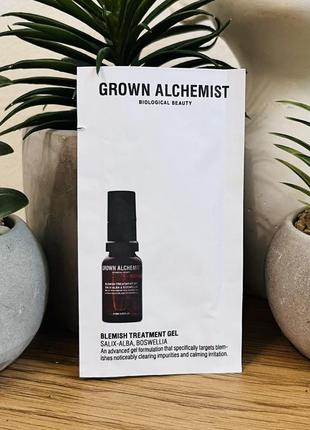 Оригинальный пробник гель для проблемной кожи grown alchemist blemish treatment gel оригинал гель для проблемной кожи