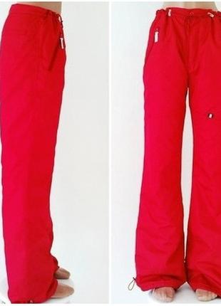Спортивные зимние штаны, плащевка на флисе, 48/50р, на высокий рост3 фото