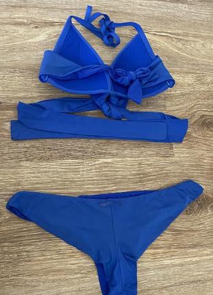 Шикарный, купальник, темно синего цвета, от дорогого бренда: calzedonia cobey👌6 фото