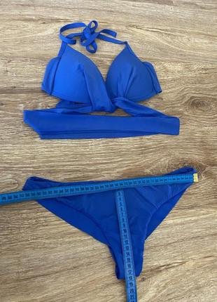 Шикарный, купальник, темно синего цвета, от дорогого бренда: calzedonia cobey👌4 фото