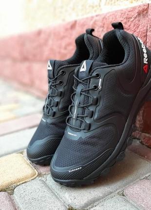 Мужские кроссовки reebok terrain 59x черные с белым снижка sale  ⁇  smb