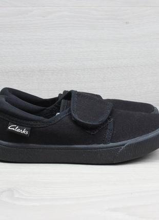 Дитячі кеди / мокасини на липучці clarks оригінал, розмір 27.5