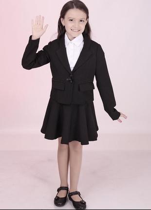 Школьная форма комплект юбка и пиджак1 фото