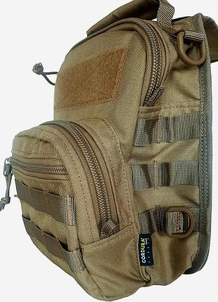 Сумка-кобура тактическая койот cordura 1000den