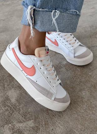 Новинка кроссы кеды топ blazer low platform найк