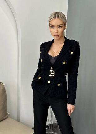 Жакеты кардиганы в стиле balmain 4 цвета3 фото