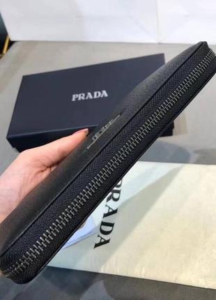 Мужской кожаный клатч prada5 фото