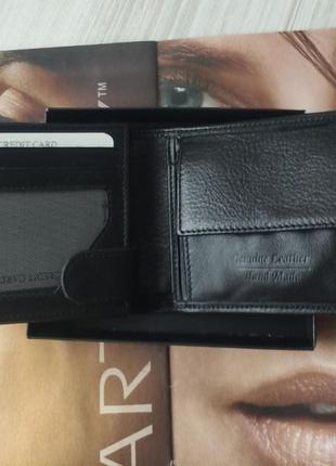 Мужской кошелек levis черный в подарочной упаковке / портмоне на подарок5 фото