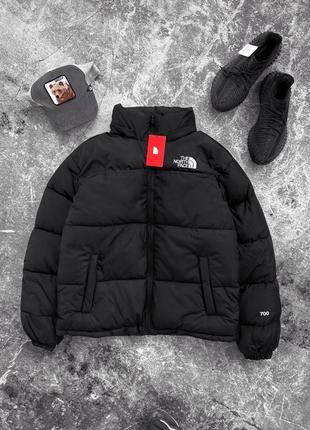 Знижена ціна до зими❄️якісний топовий пуховик унісекс базовий  в стилі tnf nike pro fit тнф стильний зимовий водовідштовхуючий