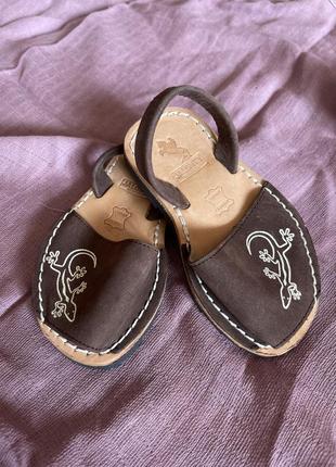 Эспадрильи эспадрильи jalonty menorka кожа с ящерицей коричневые кожу 22 размер