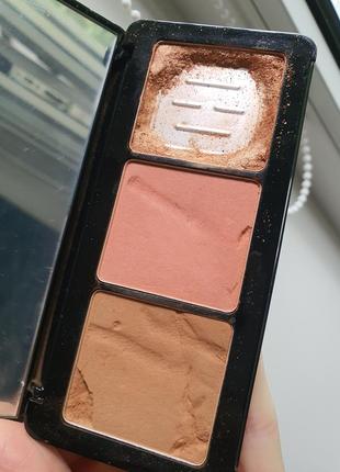 Палетки для обличчя nocibe palette bronzer, blush &amp; highlighter2 фото