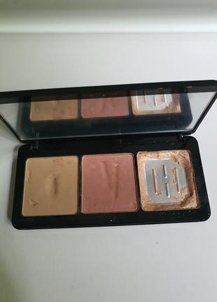 Палетки для обличчя nocibe palette bronzer, blush &amp; highlighter5 фото