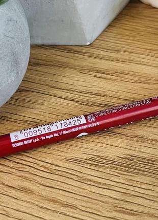 Оригінал олівець для губ deborah lip liner, тон 09 оригинал карандаш для губ4 фото