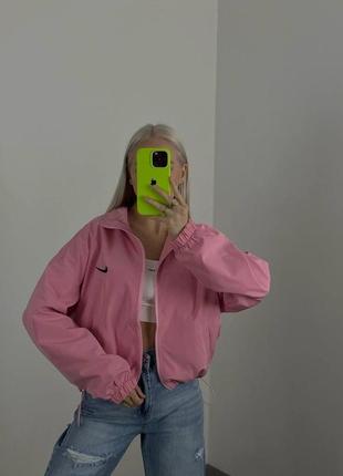 Вітровка жіноча nike плащівка на блискавці 42-46 oversize (2 цв.) "butik" від прямого постачальника
