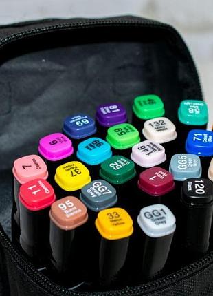 Набор скетч маркеров touch coco 36 шт в черной сумочке