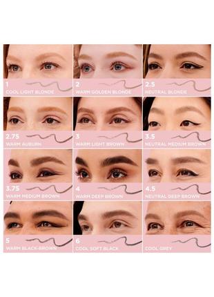 Оригінал benefit gimme brow+ volumizing pencil водостійкий олівець для брів 3 оригинал карандаш для бровей6 фото