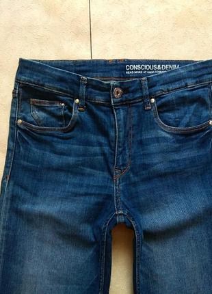 Стильные джинсовые шорты бриджи с высокой талией h&m, 38 pазмер.5 фото