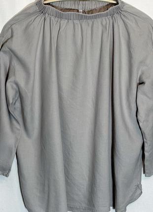 Блуза з бавовни відомого японського бренду5 фото