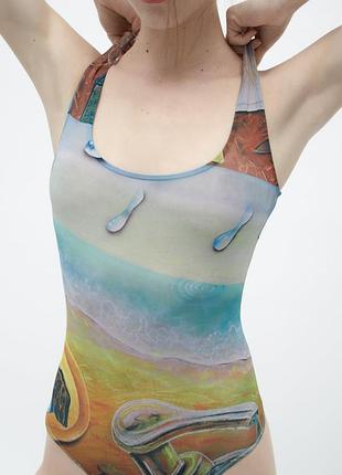 Боді у принт larissa de jesús negrón від zara