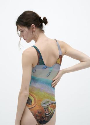 Боді у принт larissa de jesús negrón від zara